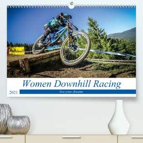 Women Downhill Racing (Premium, hochwertiger DIN A2 Wandkalender 2021, Kunstdruck in Hochglanz) von Fitkau,  Arne