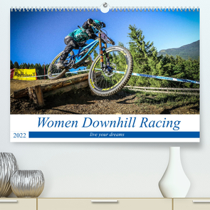 Women Downhill Racing (Premium, hochwertiger DIN A2 Wandkalender 2022, Kunstdruck in Hochglanz) von Fitkau,  Arne