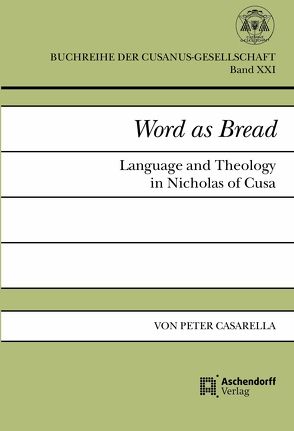Word as Bread von Casarella,  Peter