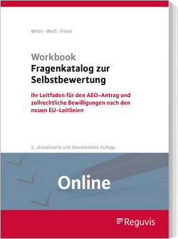 Workbook Fragenkatalog zur Selbstbewertung (Online) von Friese,  Gerhard, Weiss,  Thomas, Witte,  Peter
