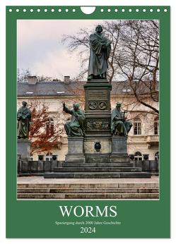 Worms – Spaziergang durch 2000 Jahre Geschichte (Wandkalender 2024 DIN A4 hoch), CALVENDO Monatskalender von Bartruff,  Thomas