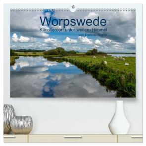 Worpswede – Künstlerdorf unter weitem Himmel (hochwertiger Premium Wandkalender 2024 DIN A2 quer), Kunstdruck in Hochglanz von Blome,  Dietmar