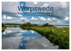 Worpswede – Künstlerdorf unter weitem Himmel (Wandkalender 2024 DIN A4 quer), CALVENDO Monatskalender von Blome,  Dietmar