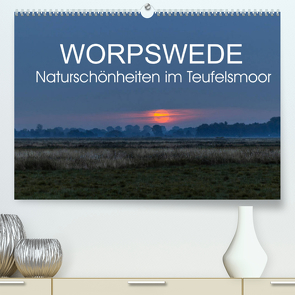 Worpswede – Naturschönheiten im Teufelsmoor (Premium, hochwertiger DIN A2 Wandkalender 2022, Kunstdruck in Hochglanz) von Adam,  Ulrike