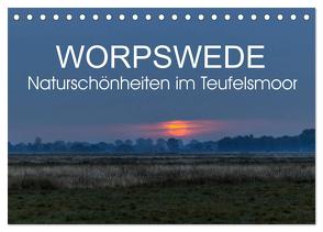 Worpswede – Naturschönheiten im Teufelsmoor (Tischkalender 2024 DIN A5 quer), CALVENDO Monatskalender von Adam,  Ulrike