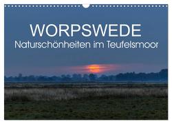 Worpswede – Naturschönheiten im Teufelsmoor (Wandkalender 2024 DIN A3 quer), CALVENDO Monatskalender von Adam,  Ulrike