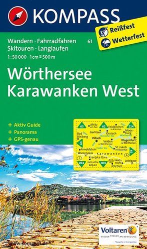 KOMPASS Wanderkarte Wörthersee, Karawanken West von KOMPASS-Karten GmbH
