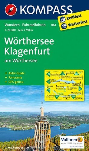 KOMPASS Wanderkarte Wörthersee – Klagenfurt am Wörthersee von KOMPASS-Karten GmbH
