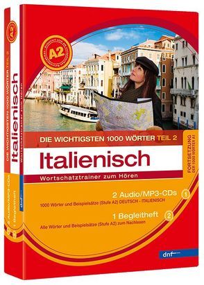 Audiotrainer Die wichtigsten 1000 Wörter Italienisch A2
