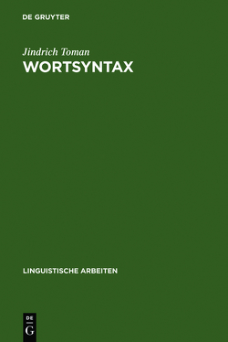 Wortsyntax von Toman,  Jindrich