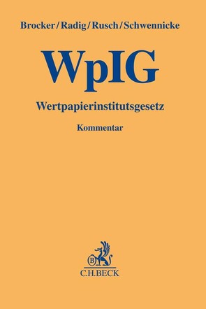 WpIG von Brocker,  Till, Hilliger,  Fedja Alexander, Hopfe,  Rüdiger, Radig,  Daniel, Rusch,  Konrad, Schwennicke,  Andreas, Voßmann,  Frank