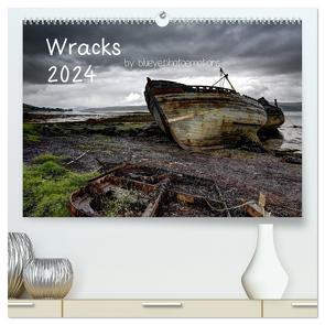 Wracks 2024 (hochwertiger Premium Wandkalender 2024 DIN A2 quer), Kunstdruck in Hochglanz von blueye.photoemotions,  blueye.photoemotions