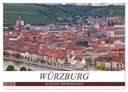WÜRZBURG – ALTSTADT IMPRESSIONEN (Wandkalender 2024 DIN A2 quer), CALVENDO Monatskalender von boeTtchEr,  U