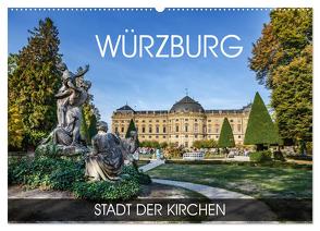 Würzburg – Stadt der Kirchen (Wandkalender 2024 DIN A2 quer), CALVENDO Monatskalender von Thoermer,  Val