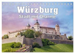 Würzburg – Stadt mit Charme (Tischkalender 2024 DIN A5 quer), CALVENDO Monatskalender von Brunner-Klaus,  Liselotte