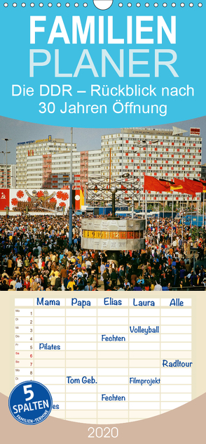 Die DDR – Rückblick nach 30 Jahren Öffnung (Wandkalender 2020 , 21 cm x 45 cm, hoch) von CALVENDO