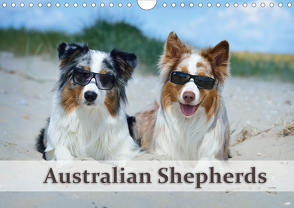 Wunderbare Australian Shepherds (Wandkalender 2021 DIN A4 quer) von Bildarchiv - Nicole Noack,  Trio
