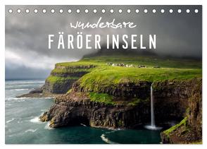 Wunderbare Färöer Inseln (Tischkalender 2024 DIN A5 quer), CALVENDO Monatskalender von Ugurlu,  Serdar