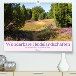 Wunderbare Heidelandschaften (Premium, hochwertiger DIN A2 Wandkalender 2023, Kunstdruck in Hochglanz) von Rettig,  Jessie
