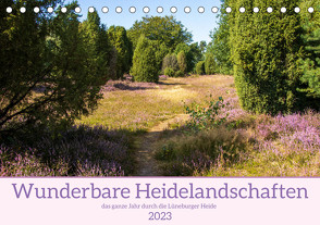 Wunderbare Heidelandschaften (Tischkalender 2023 DIN A5 quer) von Rettig,  Jessie