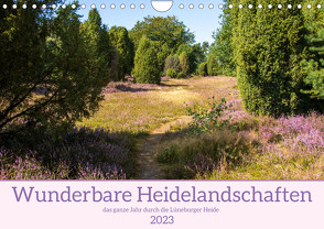 Wunderbare Heidelandschaften (Wandkalender 2023 DIN A4 quer) von Rettig,  Jessie