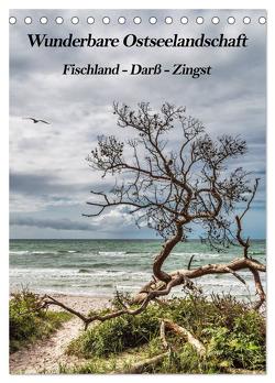 Wunderbare Ostseelandschaft Fischland-Darß-Zingst (Tischkalender 2024 DIN A5 hoch), CALVENDO Monatskalender von Thomas,  Natalja