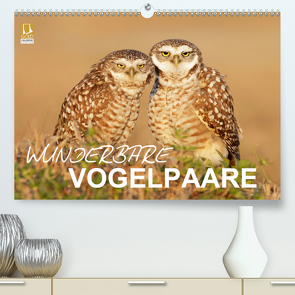 Wunderbare Vogelpaare (Premium, hochwertiger DIN A2 Wandkalender 2021, Kunstdruck in Hochglanz) von birdimagency.com