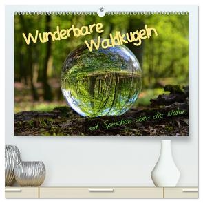 Wunderbare Waldkugeln (hochwertiger Premium Wandkalender 2024 DIN A2 quer), Kunstdruck in Hochglanz von Stark-Hahn,  Ilona