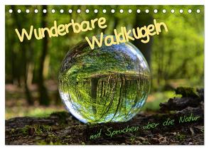 Wunderbare Waldkugeln (Tischkalender 2024 DIN A5 quer), CALVENDO Monatskalender von Stark-Hahn,  Ilona