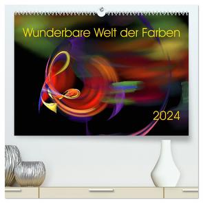 Wunderbare Welt der Farben 2024 (hochwertiger Premium Wandkalender 2024 DIN A2 quer), Kunstdruck in Hochglanz von A Magri,  Maria