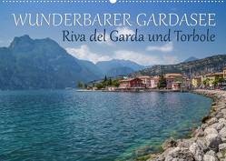 WUNDERBARER GARDASEE Riva del Garda und Torbole (Wandkalender 2023 DIN A2 quer) von Viola,  Melanie