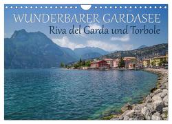 WUNDERBARER GARDASEE Riva del Garda und Torbole (Wandkalender 2024 DIN A4 quer), CALVENDO Monatskalender von Viola,  Melanie