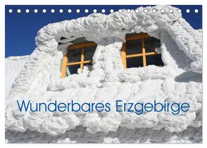 Wunderbares Erzgebirge (Tischkalender 2024 DIN A5 quer), CALVENDO Monatskalender von Bujara,  André