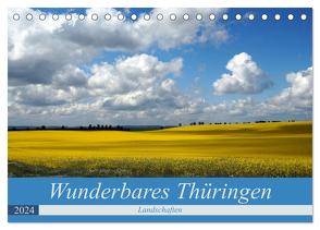 Wunderbares Thüringen – Landschaften (Tischkalender 2024 DIN A5 quer), CALVENDO Monatskalender von Flori0,  Flori0