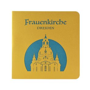 Wunderkarte Dresdner Frauenkirche türkis von Korsh,  Marianna