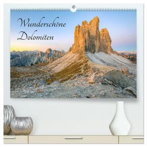 Wunderschöne Dolomiten (hochwertiger Premium Wandkalender 2024 DIN A2 quer), Kunstdruck in Hochglanz von Valjak,  Michael