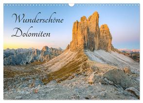 Wunderschöne Dolomiten (Wandkalender 2024 DIN A3 quer), CALVENDO Monatskalender von Valjak,  Michael
