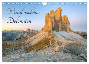 Wunderschöne Dolomiten (Wandkalender 2024 DIN A4 quer), CALVENDO Monatskalender von Valjak,  Michael