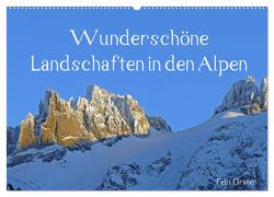 Wunderschöne Landschaften in den Alpen (Wandkalender 2024 DIN A2 quer), CALVENDO Monatskalender von Grimm,  Felix