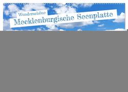 Wunderschöne Mecklenburgische Seenplatte (Wandkalender 2024 DIN A2 quer), CALVENDO Monatskalender von Kruse,  Gisela