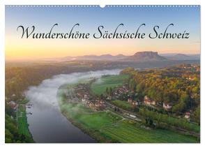 Wunderschöne Sächsische Schweiz (Wandkalender 2024 DIN A2 quer), CALVENDO Monatskalender von Valjak,  Michael