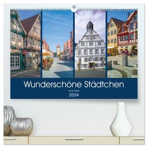 Wunderschöne Städtchen (hochwertiger Premium Wandkalender 2024 DIN A2 quer), Kunstdruck in Hochglanz von Tetlak,  Andy