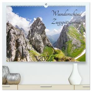 Wunderschöne Zugspitzarena (hochwertiger Premium Wandkalender 2024 DIN A2 quer), Kunstdruck in Hochglanz von Schäfer,  Gerd