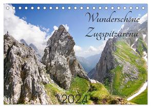Wunderschöne Zugspitzarena (Tischkalender 2024 DIN A5 quer), CALVENDO Monatskalender von Schäfer,  Gerd