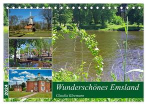Wunderschönes Emsland (Tischkalender 2024 DIN A5 quer), CALVENDO Monatskalender von Kleemann,  Claudia