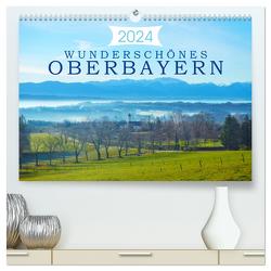 Wunderschönes Oberbayern (hochwertiger Premium Wandkalender 2024 DIN A2 quer), Kunstdruck in Hochglanz von Kurz,  Alexandra