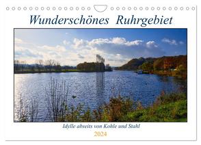 Wunderschönes Ruhrgebiet – Abseits von Kohle und Stahl (Wandkalender 2024 DIN A4 quer), CALVENDO Monatskalender von Fiolka,  Michael