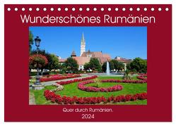 Wunderschönes Rumänien (Tischkalender 2024 DIN A5 quer), CALVENDO Monatskalender von Scholz,  Frauke