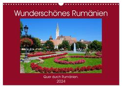 Wunderschönes Rumänien (Wandkalender 2024 DIN A3 quer), CALVENDO Monatskalender von Scholz,  Frauke