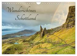 Wunderschönes Schottland (Wandkalender 2024 DIN A4 quer), CALVENDO Monatskalender von Valjak,  Michael